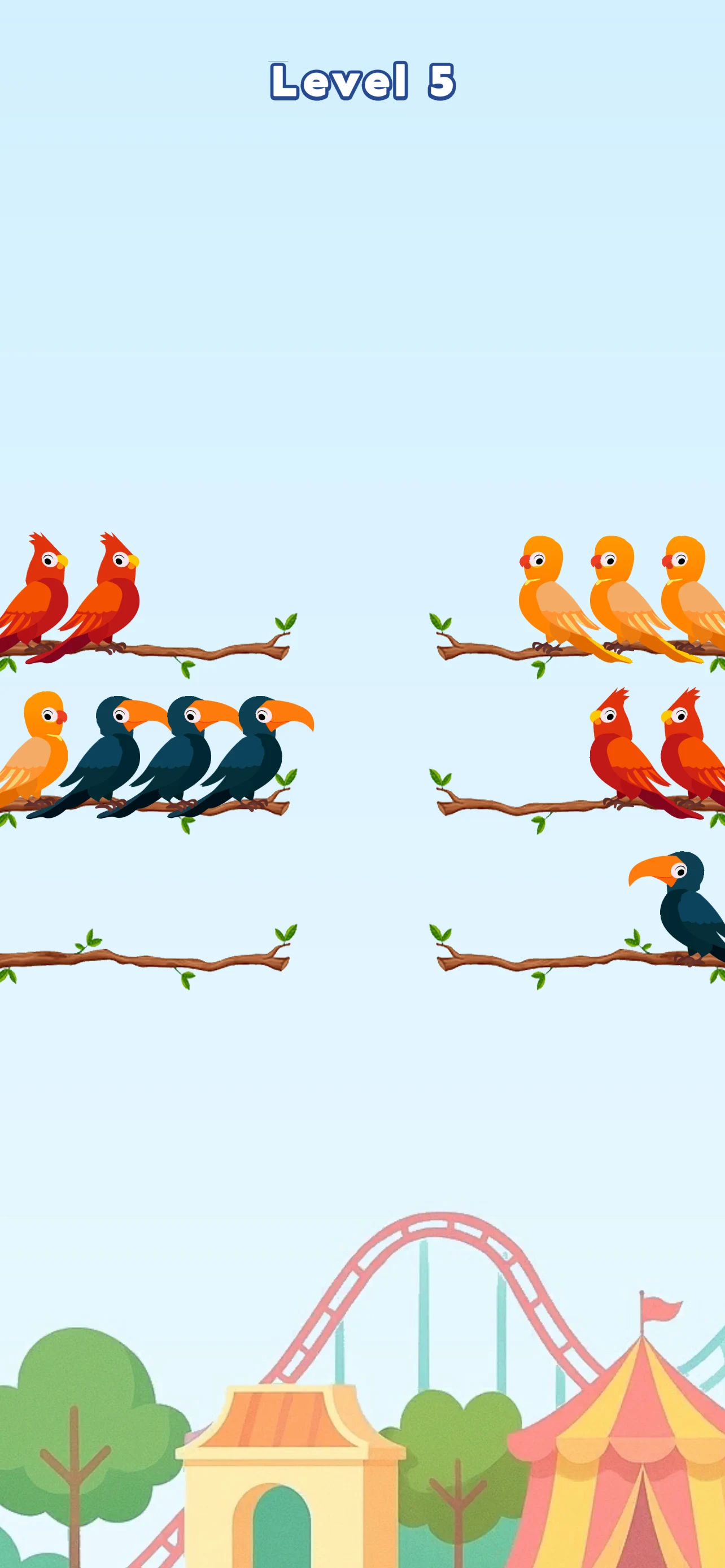 Bird Sort Puzzle: Sorting Game screenshot