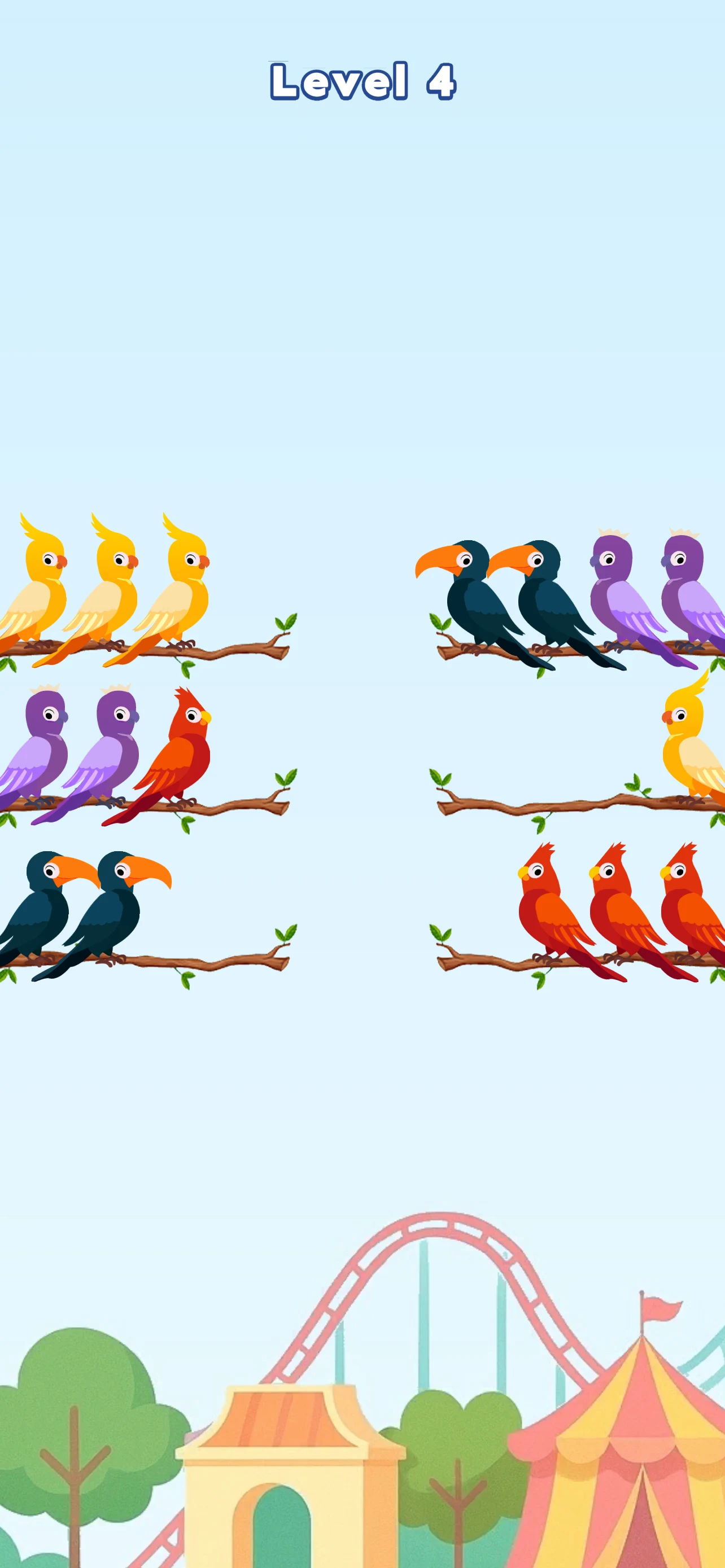 Bird Sort Puzzle: Sorting Game screenshot
